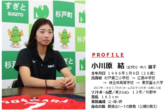 【スポーツ煌めき人】NEC女子ソフト 小川原 選手（広島中出身）インタビューの画像2