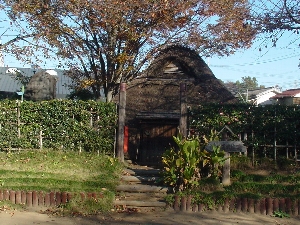 秋の古代住居