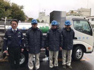 応援職員その3 給水車