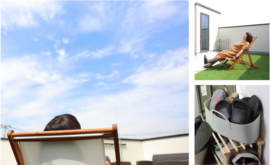 【写真】杉戸町に移住する決め手になったのが、屋上のあるこのお家。の画像