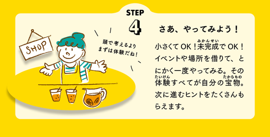 どうやってしごとをつくるの？の画像 STEP4
