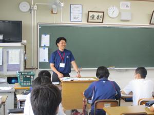 実習生による道徳の授業②