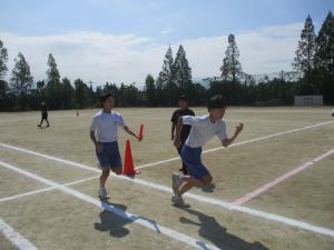 全員リレーの練習①