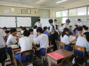 研究授業（3年国語）