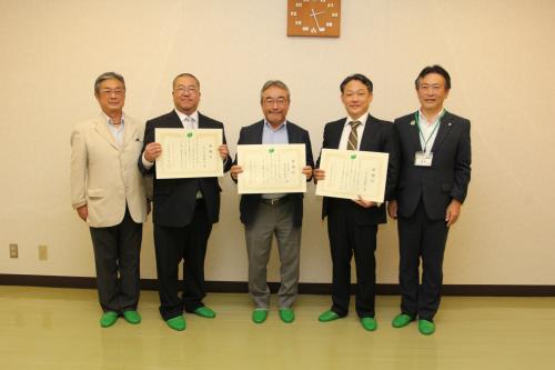 【感謝状贈呈】医師会・薬剤師会