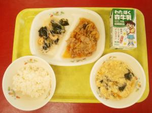 8月30日小・中学校同一献立