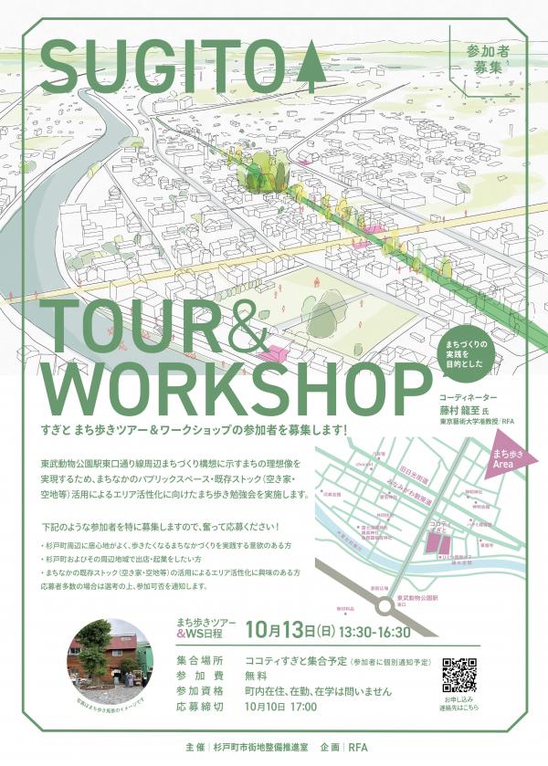 すぎとまち歩きツアー＆ワークショップ