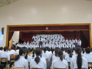 1年生　学年合唱