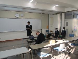 オンラインによる終業式