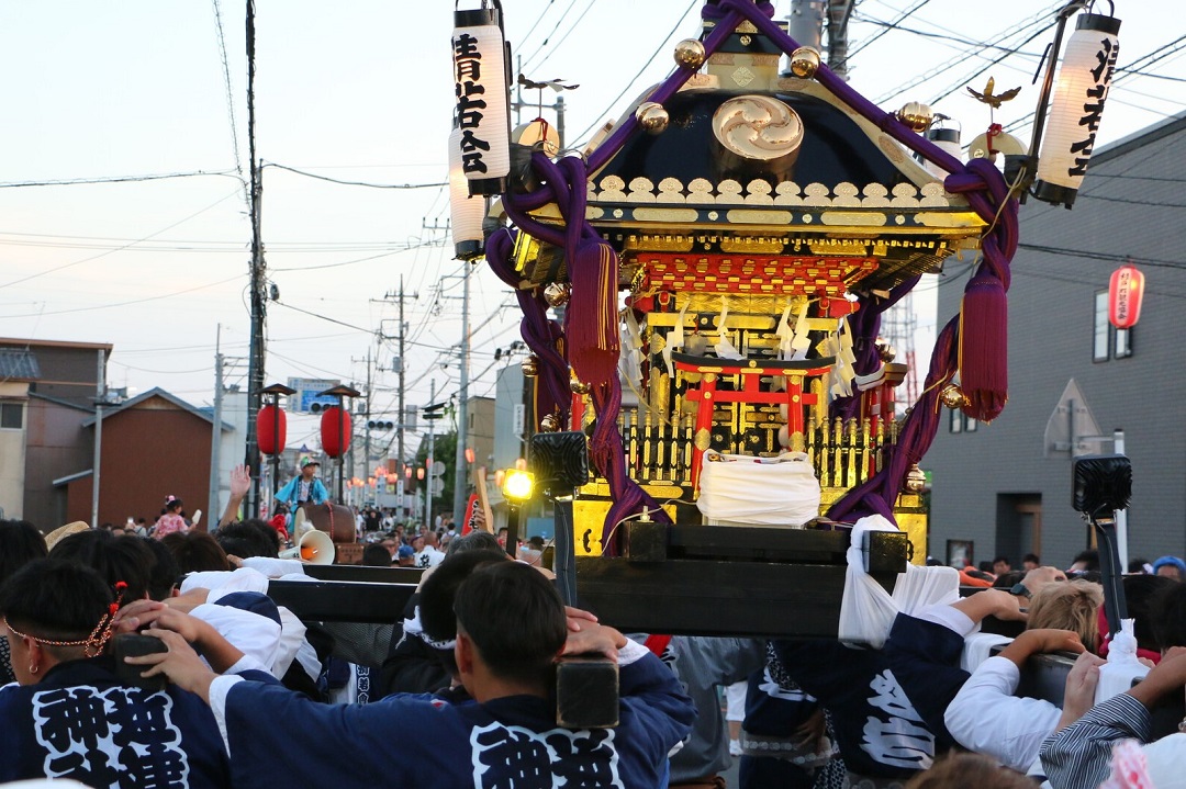 杉戸の夏祭り　神輿