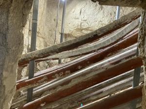 温水発生器内の伝熱管（更新前）