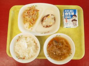 1月22日小・中学校同一献立