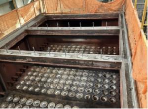 バグフィルタの解体