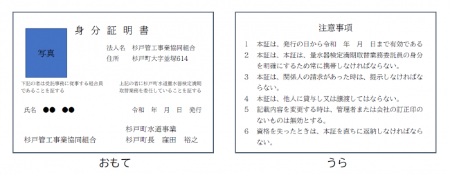 身分証