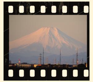 富士山（杉戸町近辺より撮影）