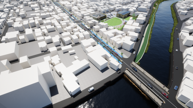 中心市街地3Dイメージ