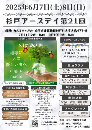第21回杉戸アースデー　ポスター