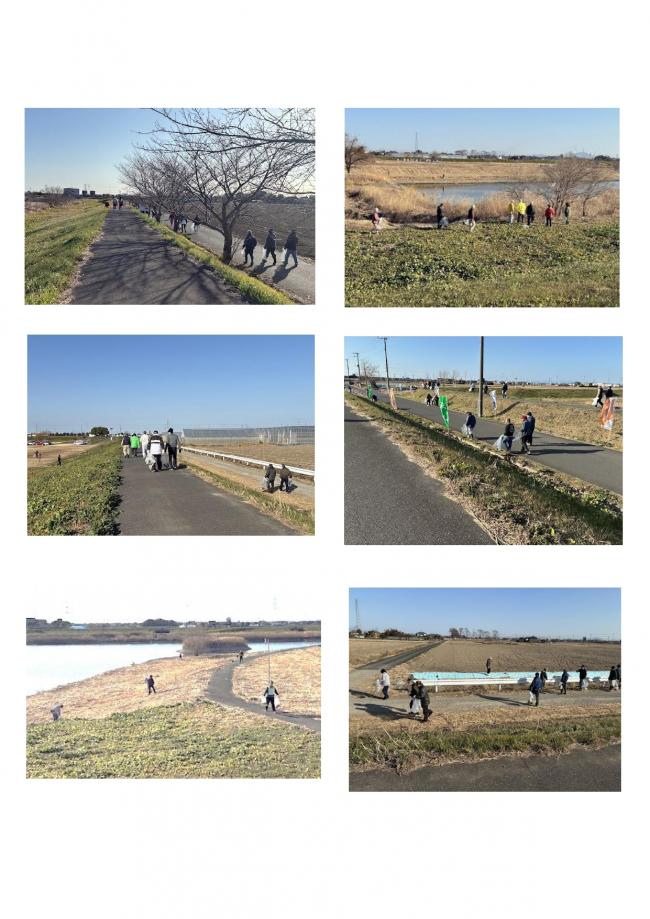 大島新田調節池クリーン作戦