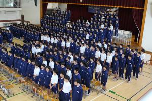 全校合唱練習