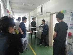 不審者対応避難訓練1