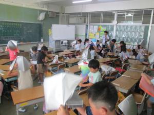 竜巻避難訓練1