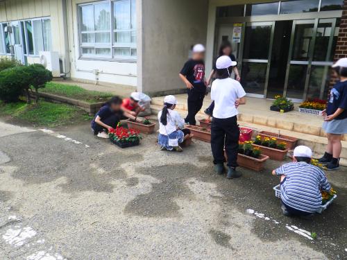 花植え3